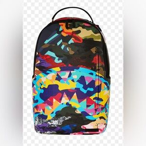 Sprayground Multicolor Camouflage Backpack